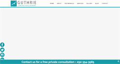 Desktop Screenshot of guthrienc.com